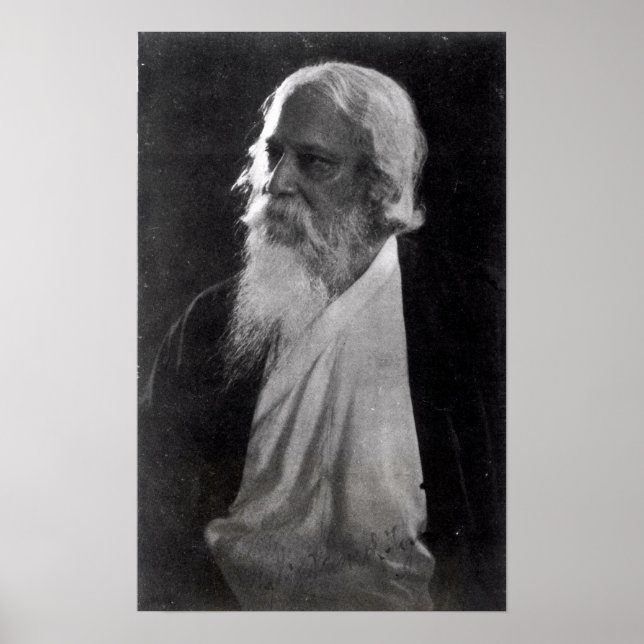 Sir Rabindranath Tagore Poster (Front)