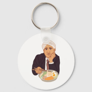 Sir Raman Ramens Sticker  Keychain