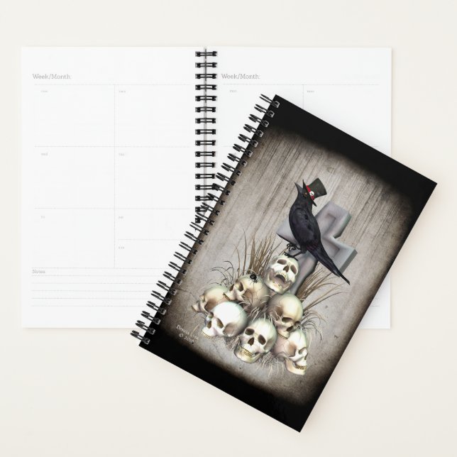 Sir Raven Skully Gothic Planner (Display)