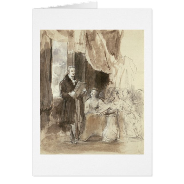 Sir Robert Peel Reading to Queen Victoria (Front)