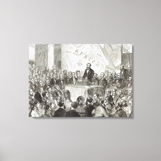 Sir Samuel Baker Canvas Print (Front)