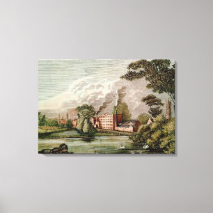 Sir Thomas Lombe's Silk Mill, Derby Canvas Print