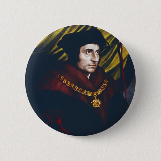 Sir Thomas More 2 Inch Round Button (Front)