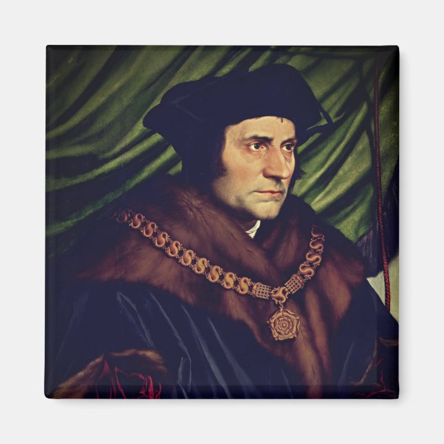 Sir Thomas More - by Hans Holbein, the Younger Magnet (Front)