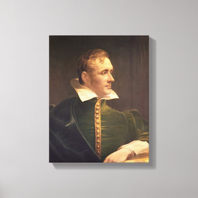 Sir Thomas Stamford Raffles Canvas Print (Front)
