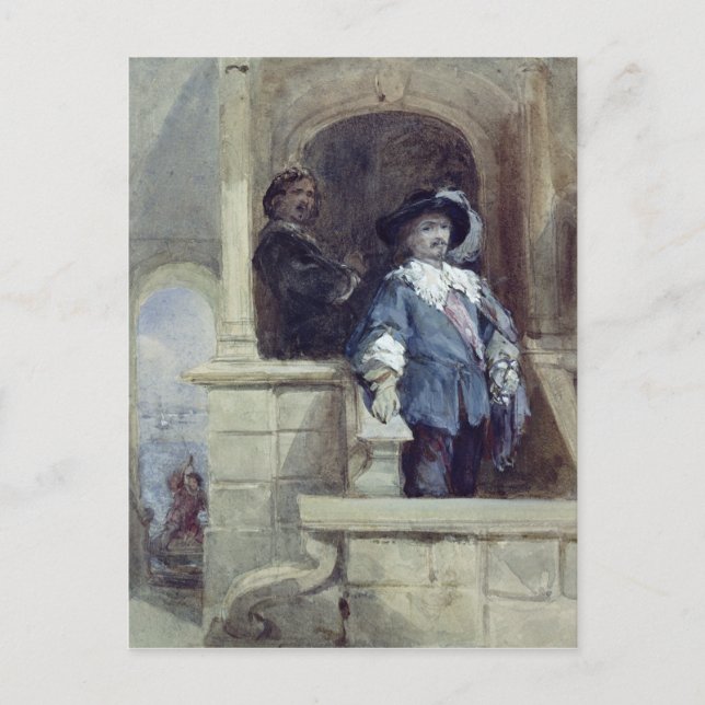 Sir Thomas Wentworth  and John Postcard (Front)