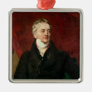 Sir Thomas Young MD, FRS Metal Ornament
