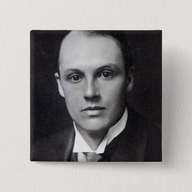 Sir Walter R. M Lamb 2 Inch Square Button (Front)
