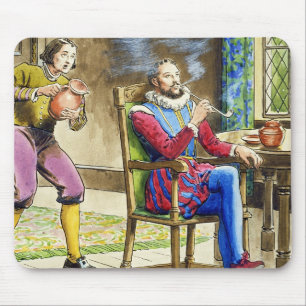 Sir Walter Raleigh (1554-1618) from 'Peeps into th Mouse Pad