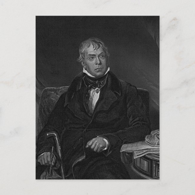 Sir Walter Scott Postcard (Front)