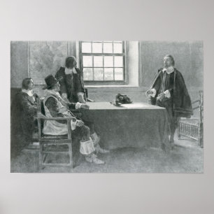 Sir William Berkeley Surrendering Poster