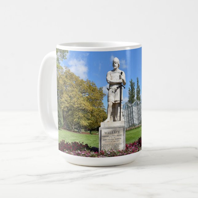 Sir William Wallace Statue Coffee Mug (Front Left)