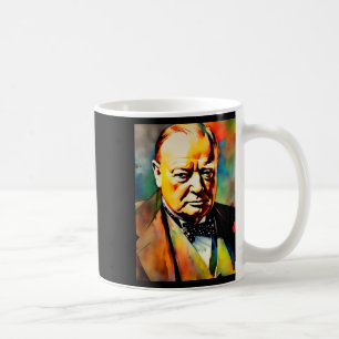 Sir Winston Churchill 3 Sticker  Coffee Mug