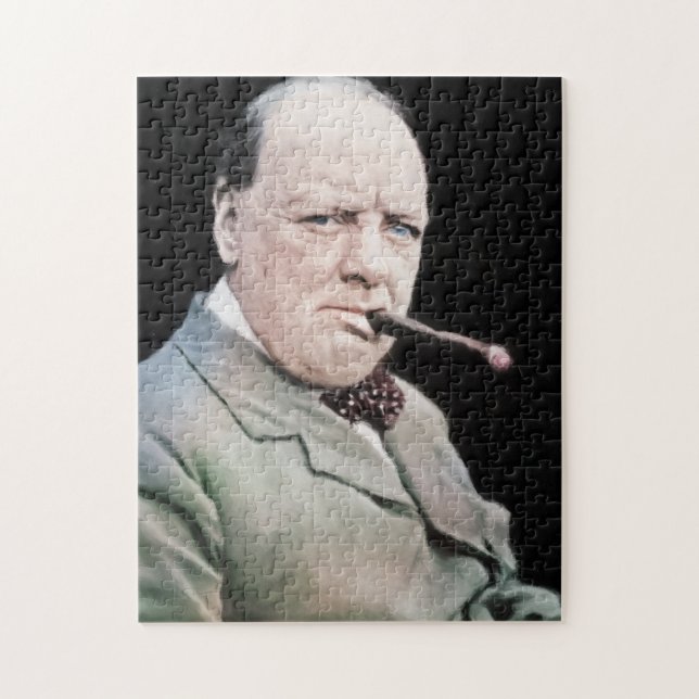 Sir Winston Churchill Jigsaw Puzzle (Vertical)