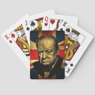 Sir Winston Churchill Playing Cards