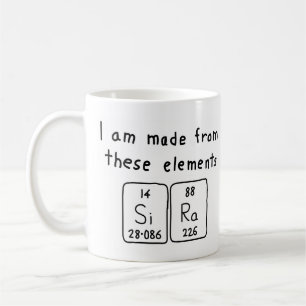 Sira periodic table name mug