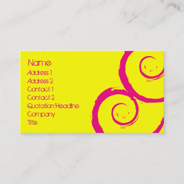 Siren Business Card (Front)