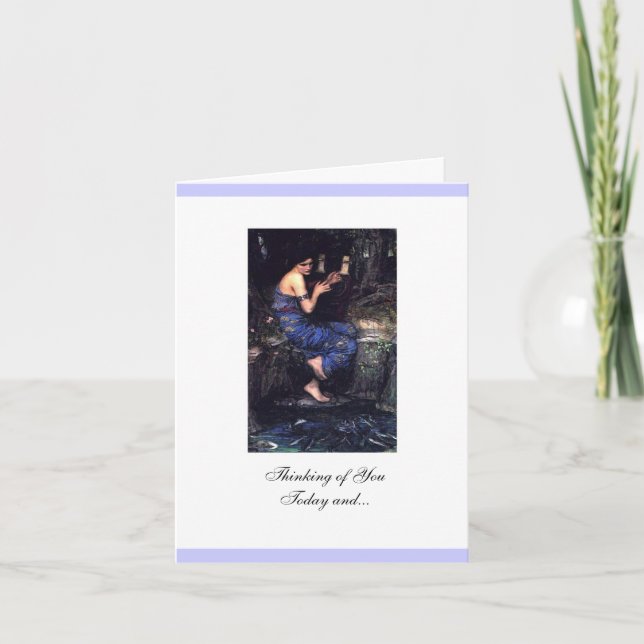 Siren Playing Music for Sailors Card (Front)