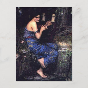 Siren Playing Music for Sailors Postcard