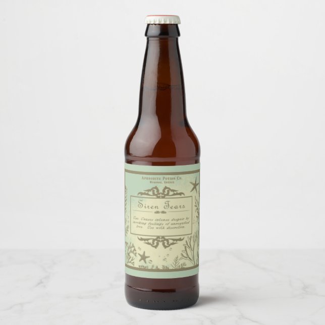 Siren Tears Craft Beer Label (Front)