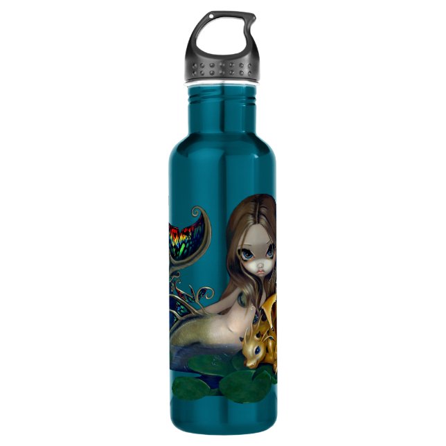 "Sirène avec la bouteille d'un dragon d'or" (Devant)
