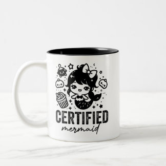Sirène certifiée Océane sirène Mug de mer