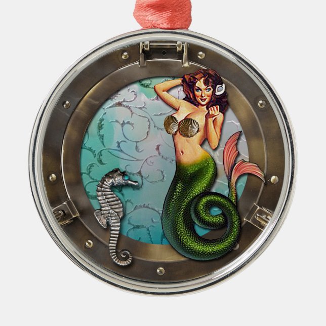 SIRÈNE de HUBLOT, ornement de sirène (Devant)