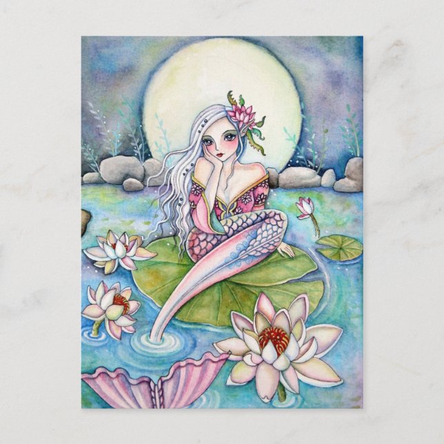 Sirène De Lys D'Eau - Carte Postale (Devant)