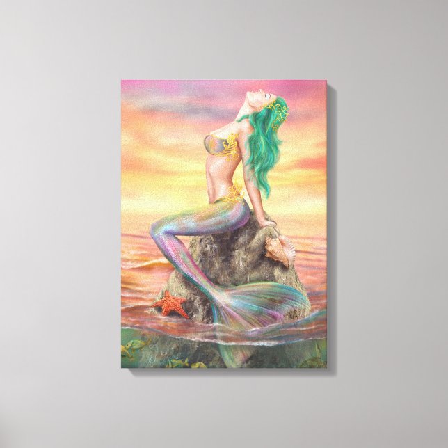 Sirène en toile (Recto)