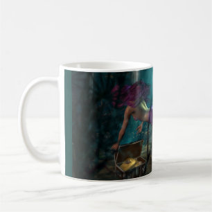 Sirène et Mug au trésor enterré