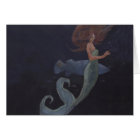 Sirène et poisson bleu