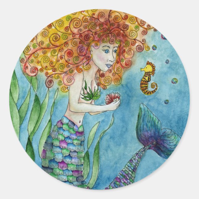 Sirène - Sticker Seahorse (Devant)
