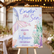 Sirène Violette 1er Anniversaire Oneder la Mer