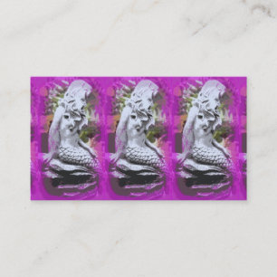 sirènes reposant le carte de visite
