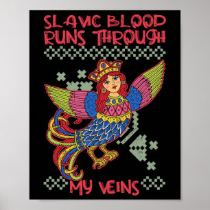 Sirin Mythological Slavic Norse Paganism Ancient K Poster