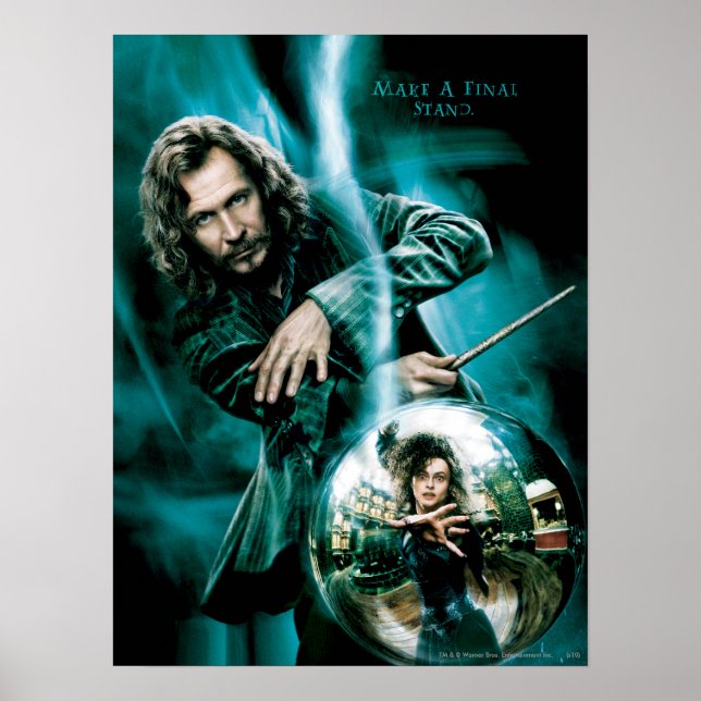 Sirius Black and Bellatrix Lestrange Poster (Front)