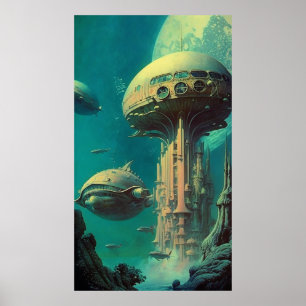 Sirius Station - (42x24in Extra Long) Poster