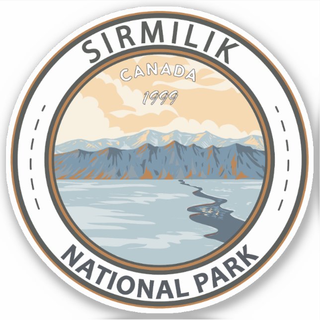 Sirmilik National Park Canada Travel Art Vintage (Front)