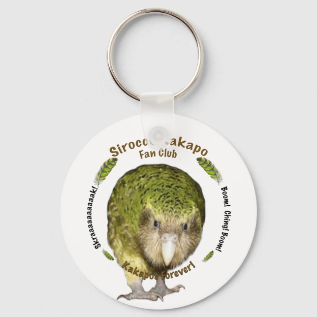 Sirocco Kakapo Keychain (Front)