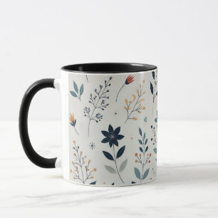 Sirop en fleurs : La tasse à café florale feuillue