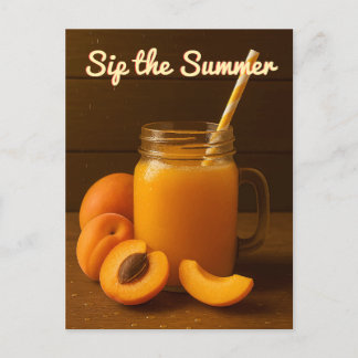 Sirotez l'été - Carte postale de jus d'abricot