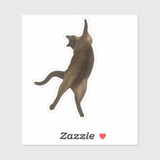 SirPercyPaws - Drôle Pose Sticker (Feuille)