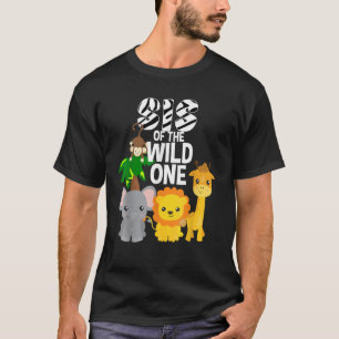 Sis of the Wild One Zoo Theme Birthday Safari Jung T-Shirt