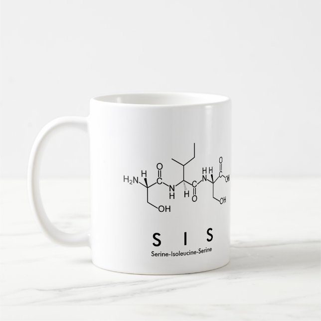 Sis peptide nom mug (Gauche)