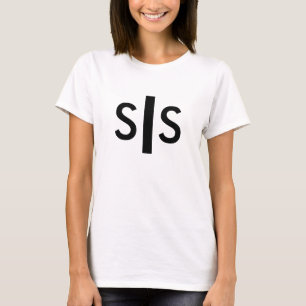 SIS shirt in very Big Text for Family Events etc.