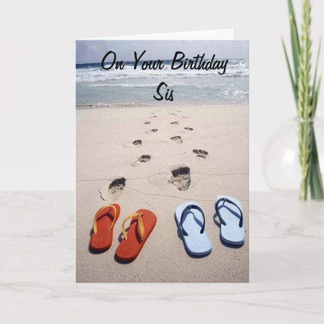**SIS**=YOU ARE WISHED ALL YOUR HEART DESIRES CARD (Front)