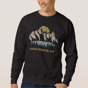 Sisco Heights Washington Mountain Sunset Sunrise W Sweatshirt