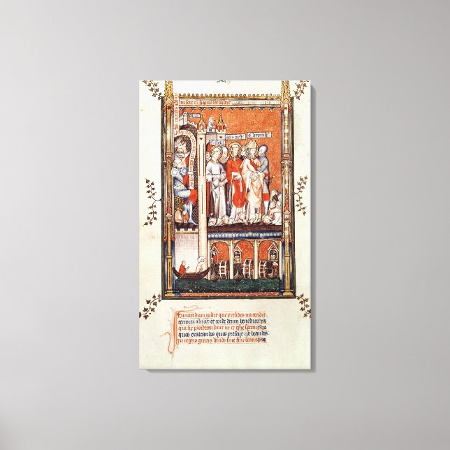 Sisinnius showing the bodies of other canvas print (Front)