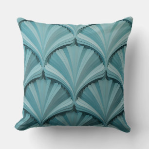 Sisir Leaf Relief 3D Batik Motif Throw Pillow