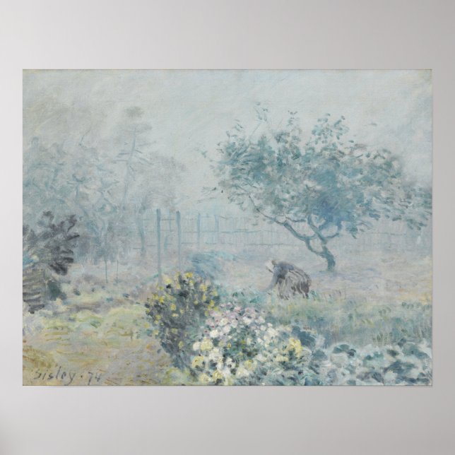 Sisley - Fog, Voisins Poster (Front)